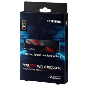 Samsung 990 PRO Heatsink 4TB - M.2 2280 PCIe Gen 4.0 x4 NVMe SSD