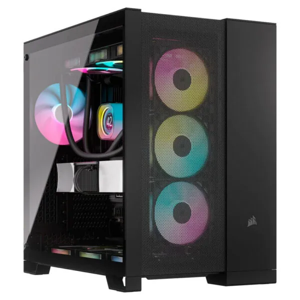 Corsair 6500D Black – Airflow Tempered Glass Mid-Tower Case