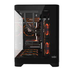 MIK FOCALORS M BLACK H3 MIK Focalors M Black - M-ATX Case