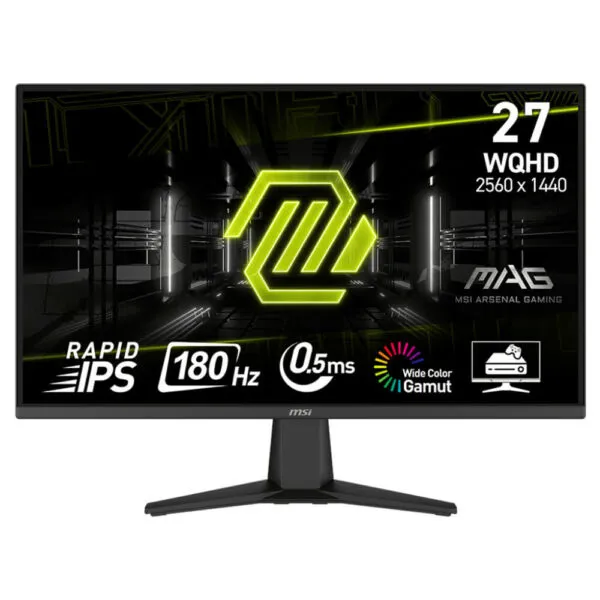 MSI MAG 275QF – 27 inch WQHD Rapid IPS | 180Hz | 0.5ms | Gaming Monitor