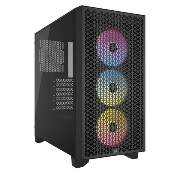 Corsair 3000D RGB Black – Tempered Glass Mid-Tower PC Case