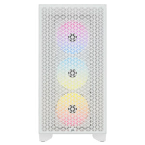 Corsair 3000D RGB White - Tempered Glass Mid-Tower PC Case