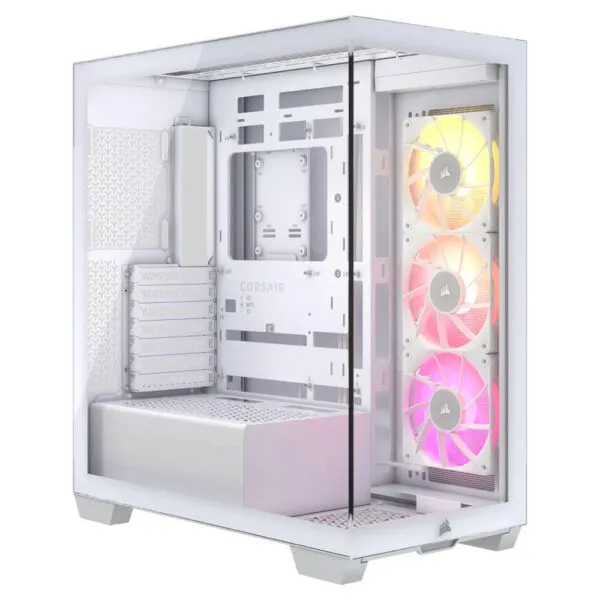 Corsair iCUE LINK 3500X RGB White - Tempered Glass Mid-Tower PC Case