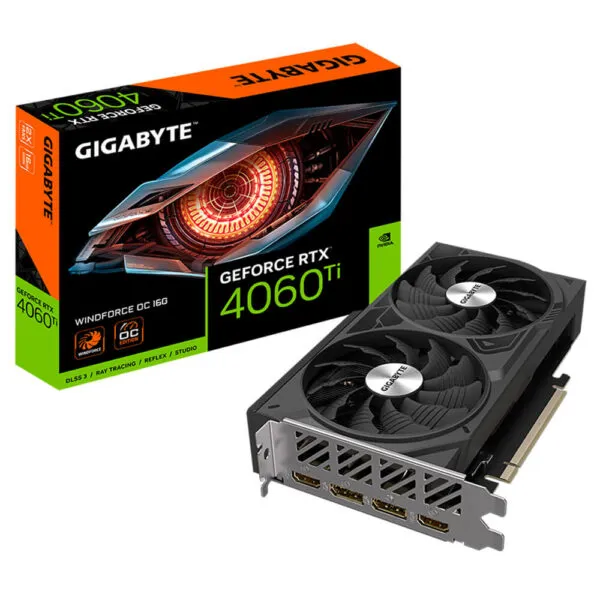 Gigabyte GeForce RTX™ 4060 Ti WINDFORCE OC 16G - 16GB GDDR6