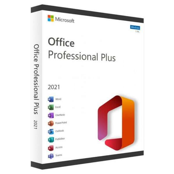 Mircosoft Office Professional Plus 2021 English APAC EM Medialess