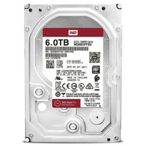 Western Digital Red Pro 6TB - 24/7 256MB cache Sata 3 - NAS Hard Disk Drive