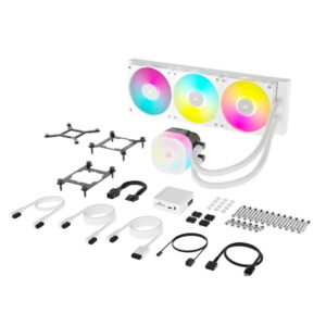 Corsair iCUE LINK TITAN 360 RX RGB White H2 Corsair iCUE LINK TITAN 360 RX RGB White - 360mm Liquid CPU Cooler