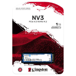Kingston NV3 1TB H3 Kingston NV3 1TB - PCIe 4.0x4 NVMe SSD