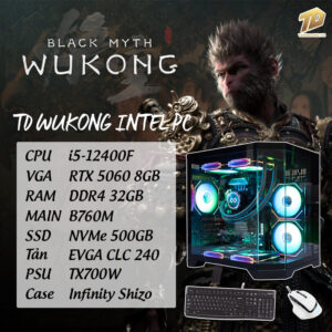 TD INTEL WUKONG PC (I5-12400F, B760M, RTX5060, 32GB DDR4, SSD 512GB)