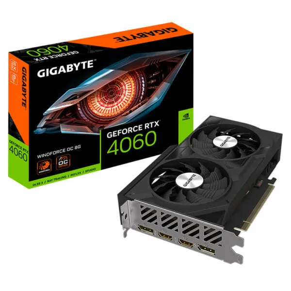 Gigabyte GeForce RTX™ 4060 WINDFORCE OC 8G - 8GB GDDR6