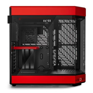 HYTE Y60 Black Red H2 HYTE Y60 Black/Red - Dual Chamber Mid-Tower ATX Case