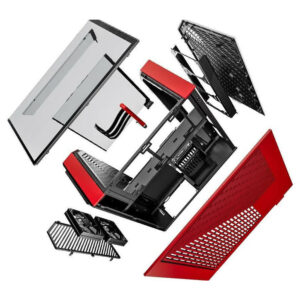 HYTE Y60 Black Red H9 HYTE Y60 Black/Red - Dual Chamber Mid-Tower ATX Case