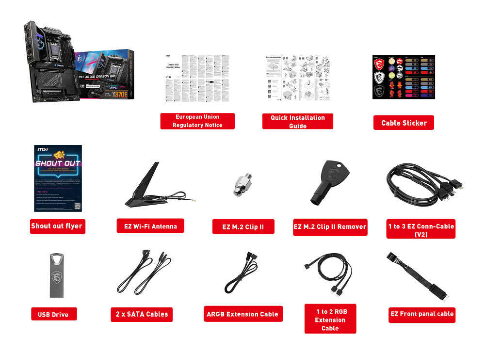 MSI MPG X870E CARBON WIFI - Socket AM5