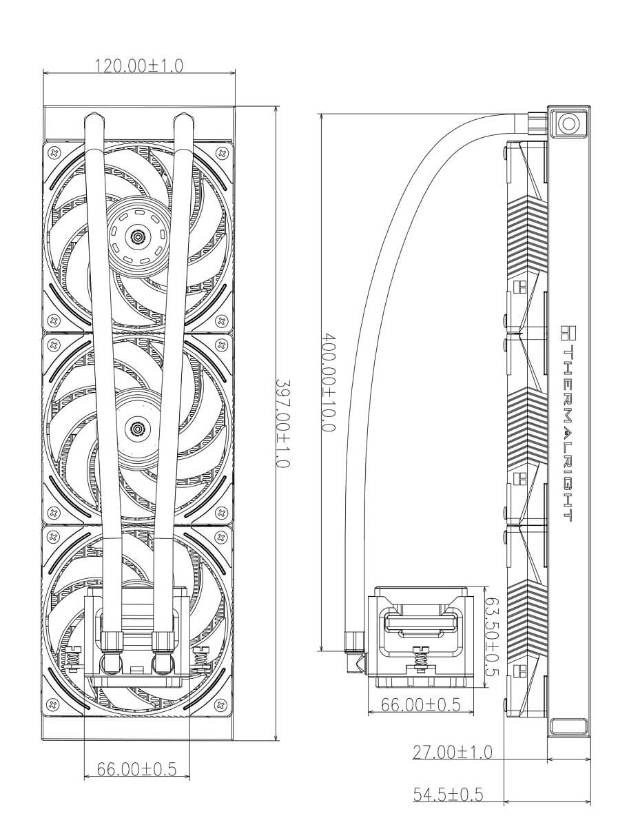 Thermalright Elite Vision 360 BLACK ARGB - AIO CPU Cooler