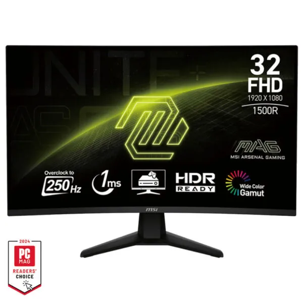 MSI MAG 32C6X - 32 inch FHD VA | 250Hz | 1ms | Curved Monitor