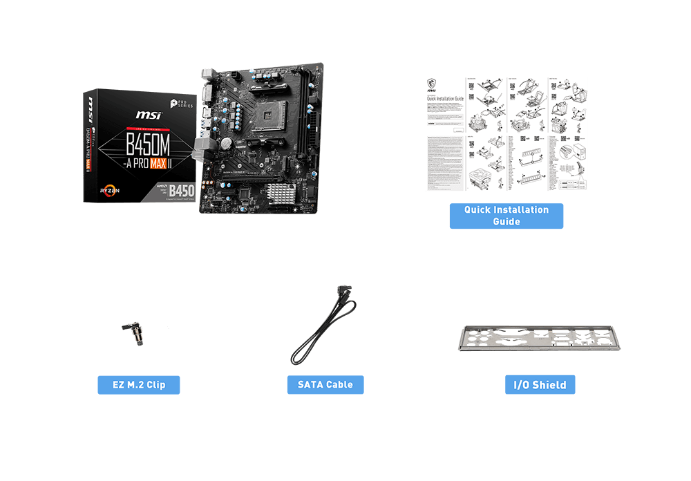 MSI B450M-A PRO MAX II accessory
