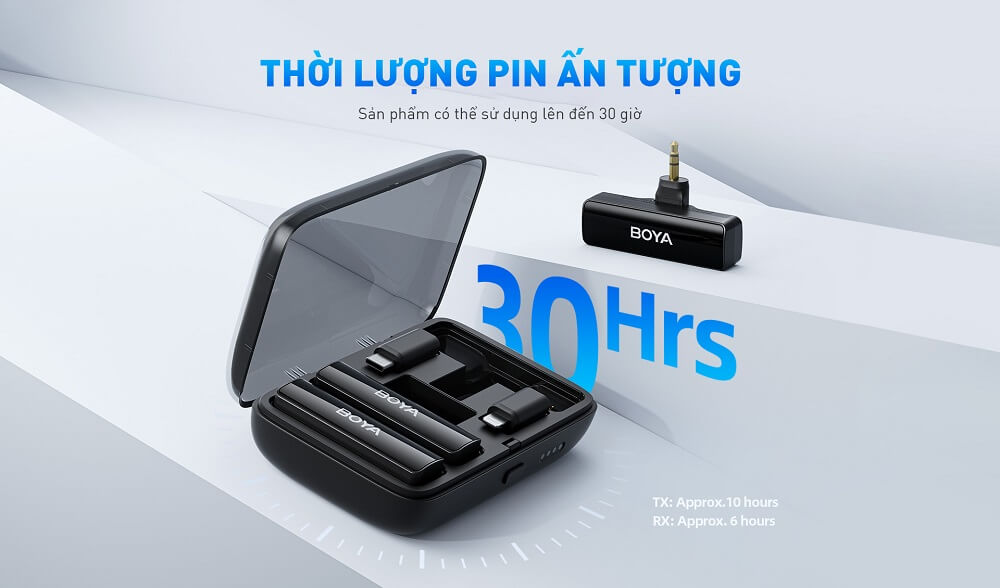 BOYA BOYALINK H10 BOYA BOYALINK - 3-In-1 Compact Wireless Microphone