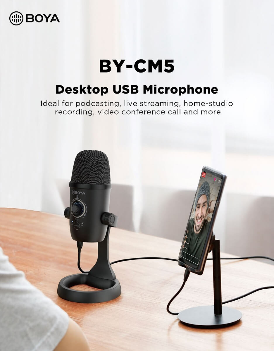 BOYA BY CM5 H5 BOYA BY-CM5 - Desktop USB Microphone