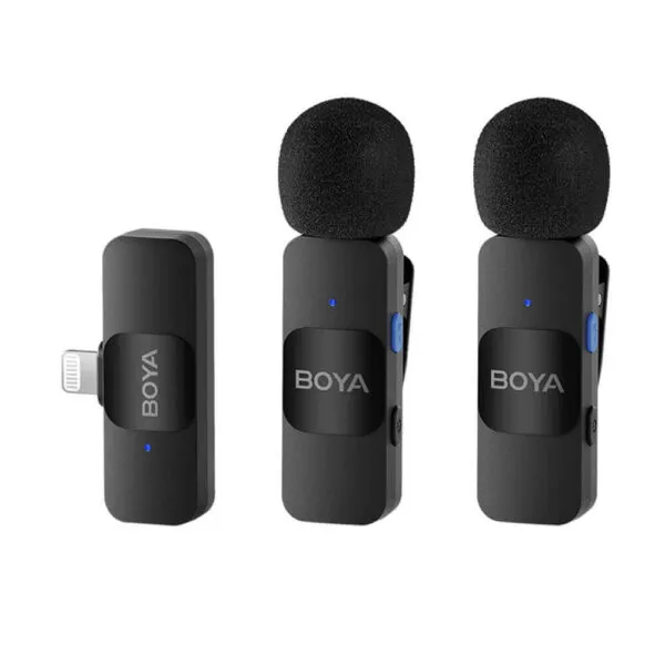 BOYA BY-V2 - Dual-Channel Wireless Microphone