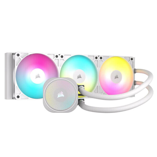 Corsair NAUTILUS 360 RS ARGB White - 360mm Liquid CPU Cooler
