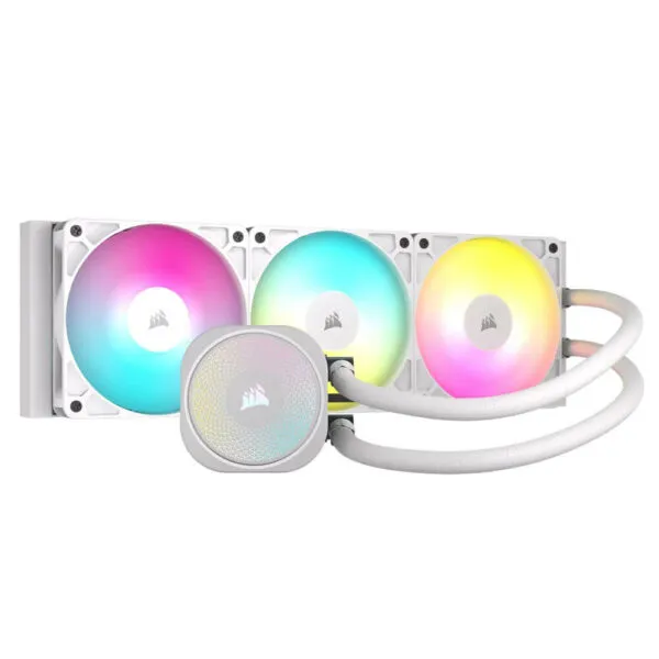 Corsair NAUTILUS 360 RS ARGB White - 360mm Liquid CPU Cooler