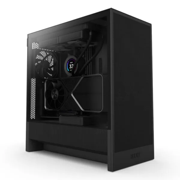 NZXT H5 Flow 2024 - Black - Compact Mid-tower Airflow Case