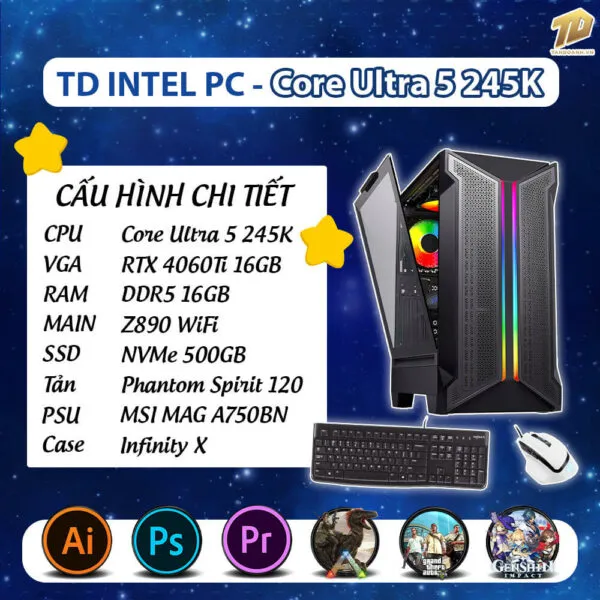 TD Intel PC new - Core Ultra 5 245K