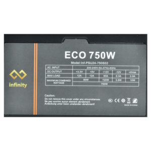 Infinity ECO 750W H07 Infinity ECO 750W – DC to DC – Hiệu suất 85% – Active PFC – Single Rail