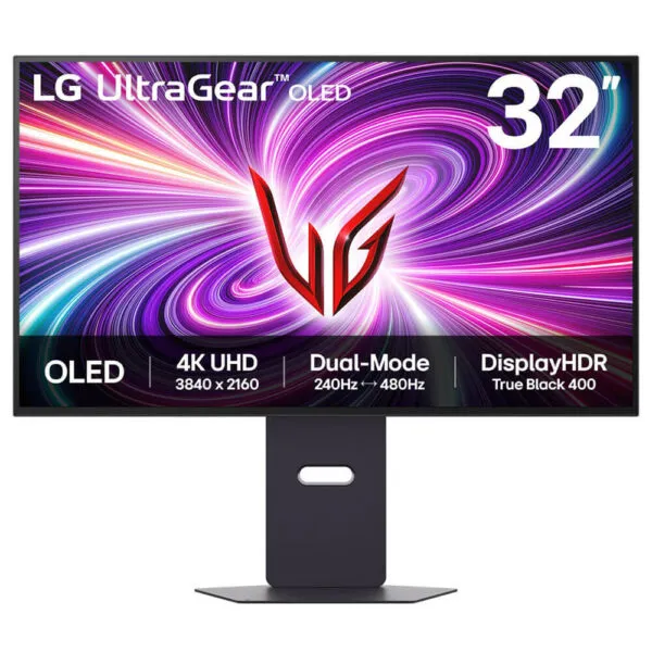 LG UltraGear™ 32GS95UV-B - 32 inch UHD OLED | 240Hz - 480Hz Dual Mode | 0.03ms | G-sync Compatible | Chuyên Game