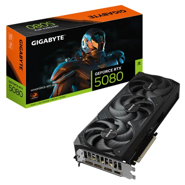 Gigabyte GeForce RTX™ 5080 WINDFORCE SFF 16G - 16GB GDDR7