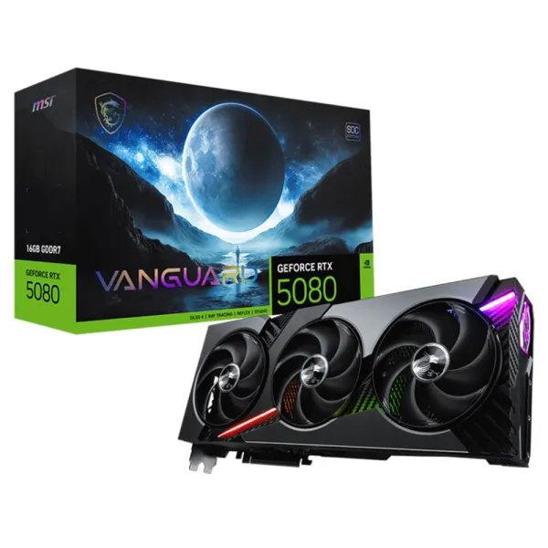 MSI GeForce RTX™ 5080 16G VANGUARD SOC - 16GB GDDR7