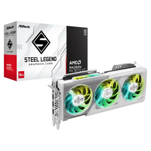 ASRock Radeon™ RX 9070 XT Steel Legend - 16GB GDDR6