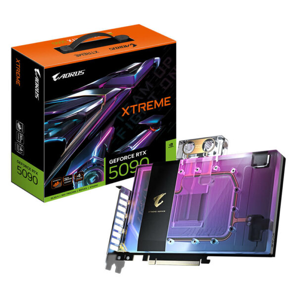 Gigabyte AORUS GeForce RTX™ 5090 XTREME WATERFORCE WB 32G - 32GB GDDR7