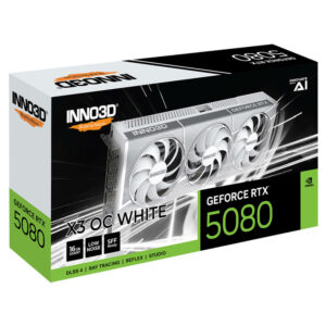 INNO3D GeForce RTX™ 5080 X3 OC WHITE - 16GB GDDR7