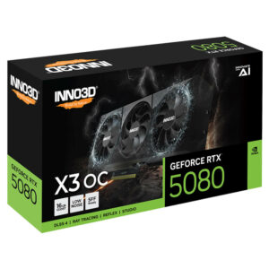 INNO3D GeForce RTX™ 5080 X3 OC - 16GB GDDR7