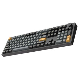 DAREU EK106 PRO Black Golden RGB H4 DAREU EK106 PRO - BLACK GOLDEN - Triple Mode | DareU CLOUD Switch | RGB Gaming Wireless Keyboard