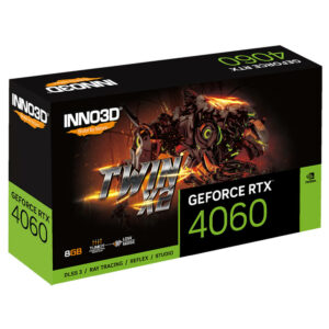 INNO3D GeForce RTX 4060 Twin X2 H3 INNO3D GeForce RTX 4060 Twin X2 - 8GB GDDR6