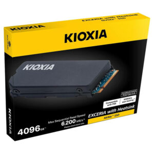 Kioxia Exceria with Heatsink 4TB - NVMe PCIe Gen 4x4 SSD