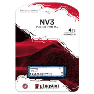 Kingston NV3 4TB H3 Kingston NV3 4TB - PCIe 4.0x4 NVMe SSD