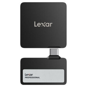 Lexar Professional Go With Hub SL400 1TB Black - Portable SSD USB 3.2 Gen 2 (LSL400S001T-RNBNG)