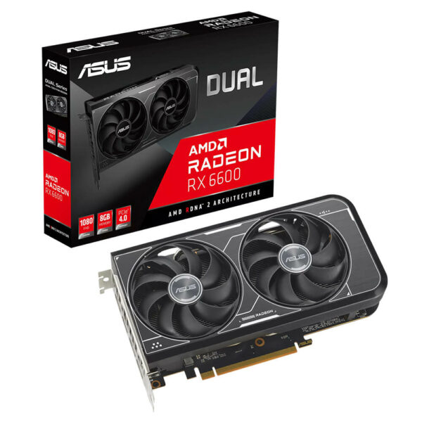 ASUS Dual Radeon™ RX 6600 V3 - 8GB GDDR6