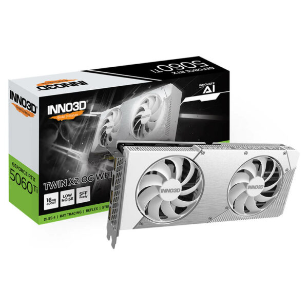 INNO3D GeForce RTX™ 5060 Ti TWIN X2 OC WHITE - 16GB GDDR7