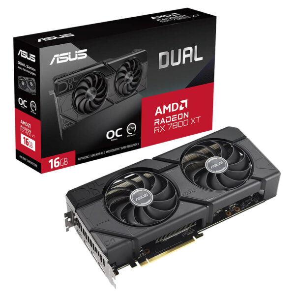 ASUS Dual Radeon™ RX 7800 XT OC Edition - 8GB GDDR6