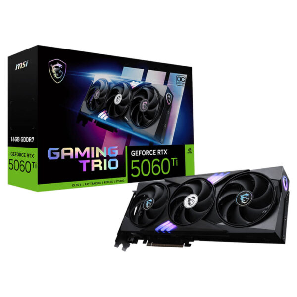 MSI GeForce RTX™ 5060 Ti 16G GAMING TRIO OC - 16GB GDDR7