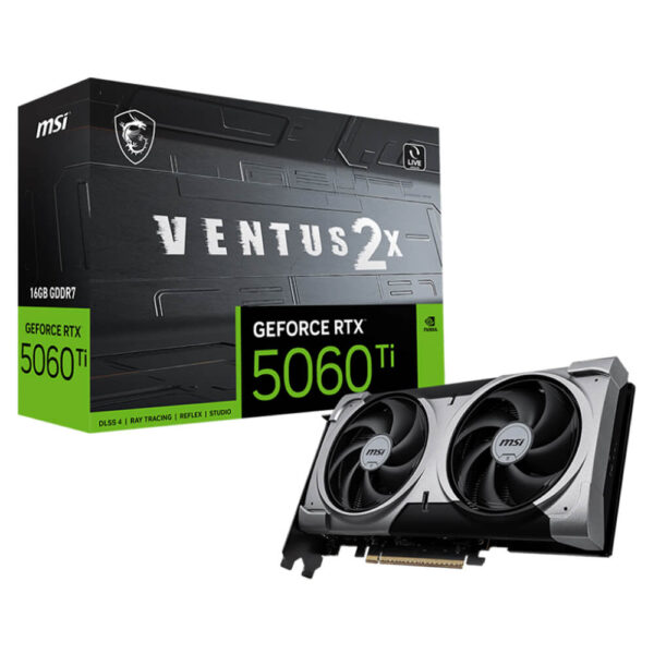 MSI GeForce RTX™ 5060 Ti 16G VENTUS 2X PLUS - 16GB GDDR7
