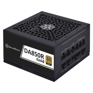 SilverStone DA850R Gold - Black - 80 PLUS Gold 850W ATX3.0/3.1 & PCIe 5 Fully Modular Power Supply