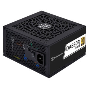 SilverStone DA850R Gold - Black - 80 PLUS Gold 850W ATX3.0/3.1 & PCIe 5 Fully Modular Power Supply