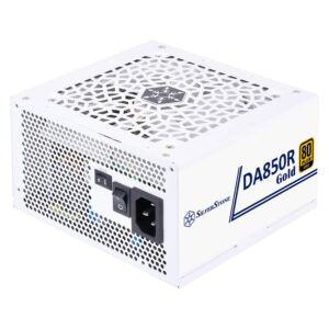 SilverStone DA850R Gold - White - 80 PLUS Gold 850W ATX3.0/3.1 & PCIe 5 Fully Modular Power Supply