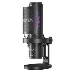 BOYA K9 H2 BOYA K9 - USB Microphone (USB-C | Chip DSP khử ồn | 5V | Có lỗ cắm tai nghe 3.5mm | Đèn RGB | 3 Hướng thu âm)