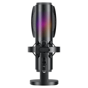 BOYA K9 H3 BOYA K9 - USB Microphone (USB-C | Chip DSP khử ồn | 5V | Có lỗ cắm tai nghe 3.5mm | Đèn RGB | 3 Hướng thu âm)